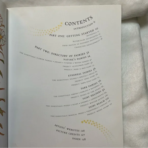 Watercolor Fairies Art Book by David Riche & Anna Franklin - 2004 Fantasy Paint - Picture 4 of 10